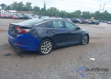 2013 Kia Optima Sx из США, поврежденный, VIN 5XXGR4A65DG121447